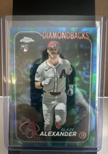 2024 Topps Chrome Update Series - Blaze Alexander #USC53 Blue & Green Lava Lamp