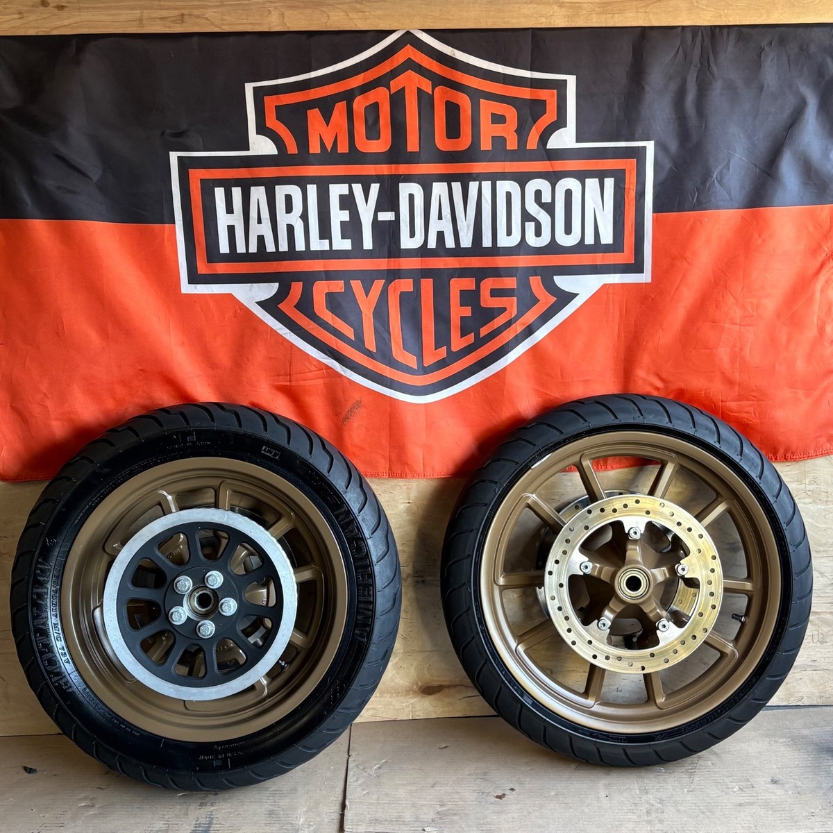 Harley Davidson Dyna FXDLS Lowrider S Dual Disk Mag Wheels Rims | eBay