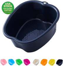 Large Foot Soaking Bath Basin Plastic Foot Spa Tub with Massage Bump Design