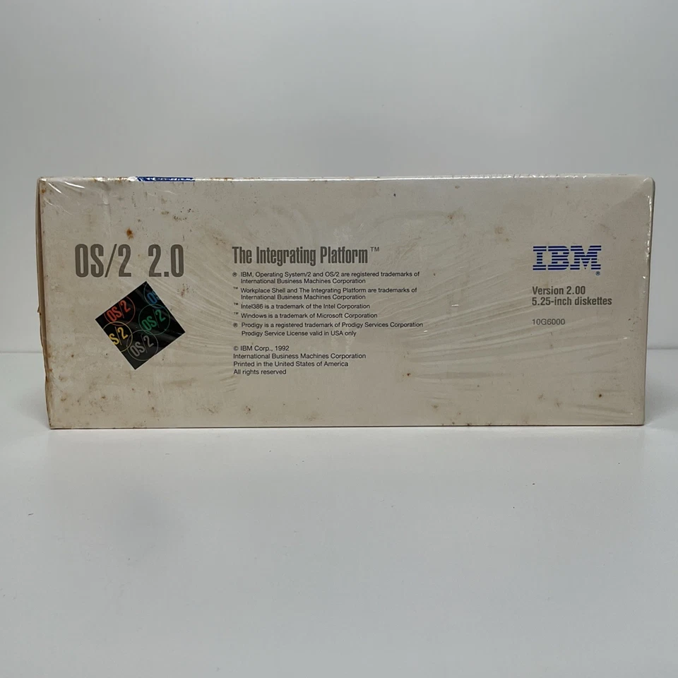 IBM OS/2 Version 2.00 5.25” Diskettes 10G6000 Factory Sealed NOS - Image 4 of 4