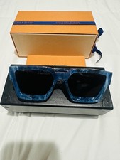 LOUIS VUITTON Sunglasses Millionaire 1.1 Blue Marble Fashion Accessories b91
