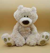 GUND super plush tan Teddy Bear named "Philbin" 15" plastic eyes 6047532