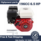 6.5HP Petrol Stationary Engine Motor OHV Horizontal Shaft Recoil Start 4-Stroke