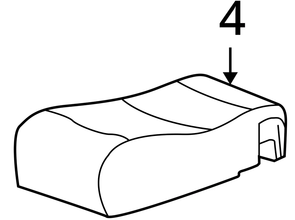 GM COVER ASM FRT CTR ST CUSH 88976102 NOVO OEM 88976102 - Imagem 3 de 3