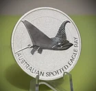 1.5oz .9999 Silver Australian Spotted Eagle Ray Art Round
