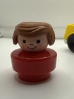 Fisher-Price Little People FP-1 Yellow Car Vehicle w/ Boy Figure Vintage — photo 3