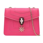 BVLGARI Serpenti Forever Chain Shoulder Bag Xmas Limited Pink GHW Unused R2181