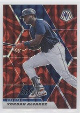 2021 Panini Mosaic Reactive Red Mosaic Prizm Yordan Alvarez #46 0d94