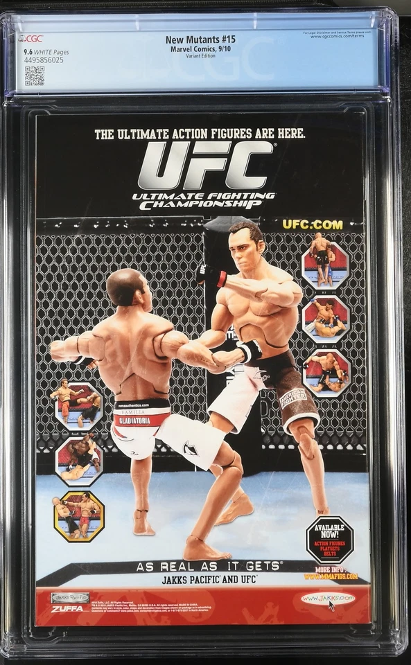 CGC 9.6 Marvel New Mutants #15 1:20 Cover Arthur Adams 4495856025 2010 - Image 2 of 2