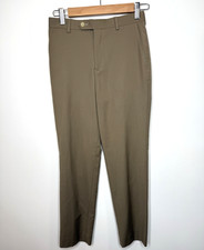 Ralph Lauren Dress Pants Boys 12R Tan Khaki Straight Trousers Uniform Church Pic