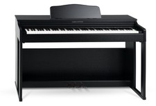 Pianoforte Digitale 88 Tasti con Martelletto 40 Voices USB MIDI Mp3 Nero Opaco