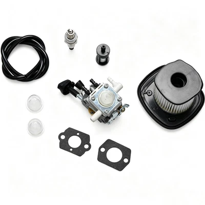 Carburetor Kit For Stihl SH56 SH86 BG86 Blower 4241 120 0616 With Spark Plug - Image 1 of 4