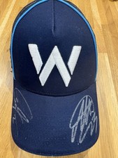 Williams Formula 1 Signed Cap Alex Albon and Logan Sargeant F1
