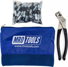 50 Cleco Fasteners  Pliers Set with Carry Bag - KK1S50-3/32