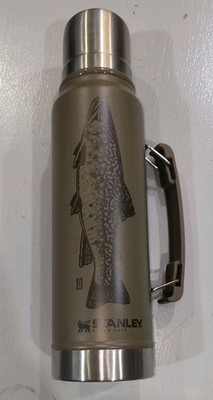 Stanley Peter Perch Trout Heritage Stainless Steel Vacuum Insulated Thermos New