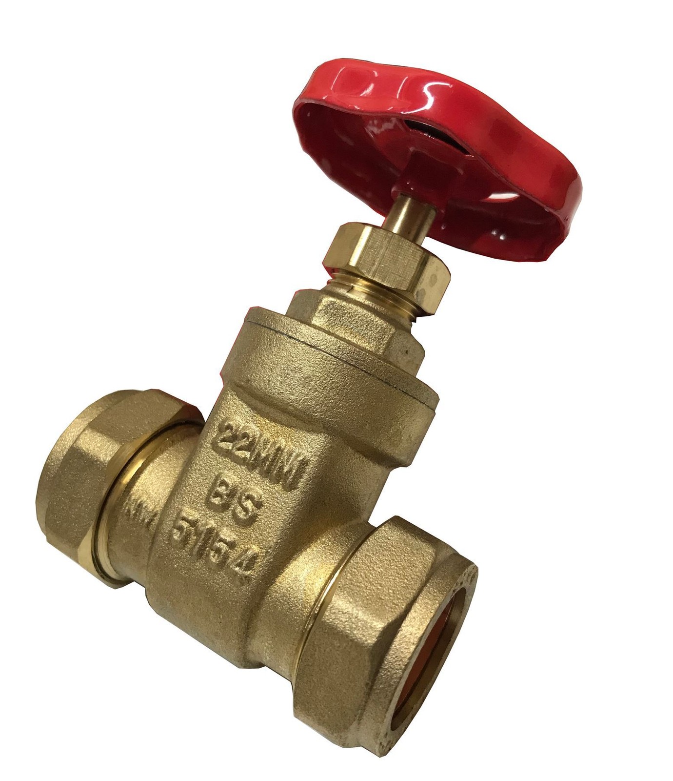 22mm Gate Valve - PACK OF 2 - FREE Next-Day Delivery - Image 2