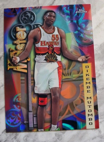 Dikembe Mutombo Refractor #25 1997 Topps Chrome Season's Best card