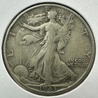 1943-S 50C Walking Liberty Half Dollar, Contains 0.3617oz of SILVER (88264)