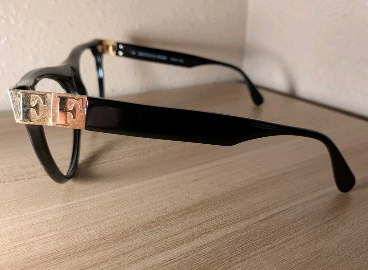 Gianfranco Ferre GFF 269 NB4 Strass Matte Gold Ivory Rhinestone Sunglasses Frame Gianfranco Ferre GFF 54 056 – Vintage Frames Company main image 3