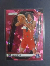2024-25 Prizm Pink Cracked Ice Bub Carrington #244 Rookie
