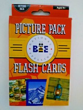 National Spelling Bee Picture Pack Flash Cards 35 Cards Ages 4 