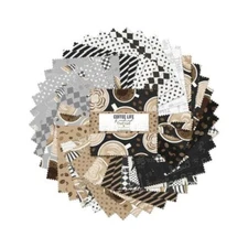 Coffee Life By Wilmington Prints - 5 Karat Crystals / Charm Pack