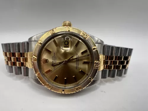 ROLEX  Vintage Thunderbird Datejust 1625 14K Two Tone With Extra 18kt Bracelet