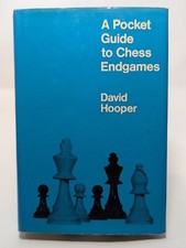 A POCKET GUIDE TO CHESS ENDGAMES By David Hooper - Hardcover Excellent Condition