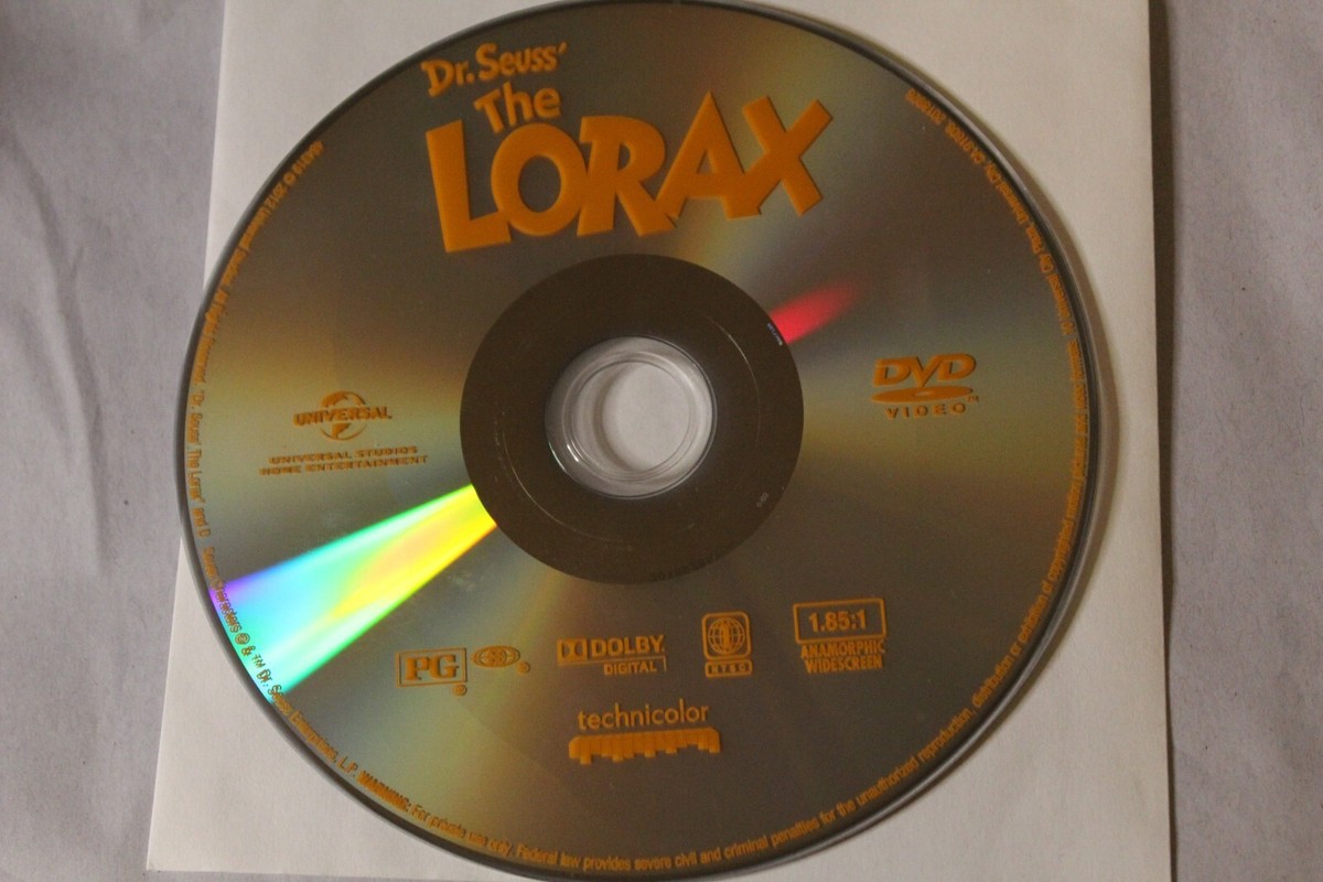 Dr. Seuss The Lorax (DVD) Discounts in Description, Disc Only