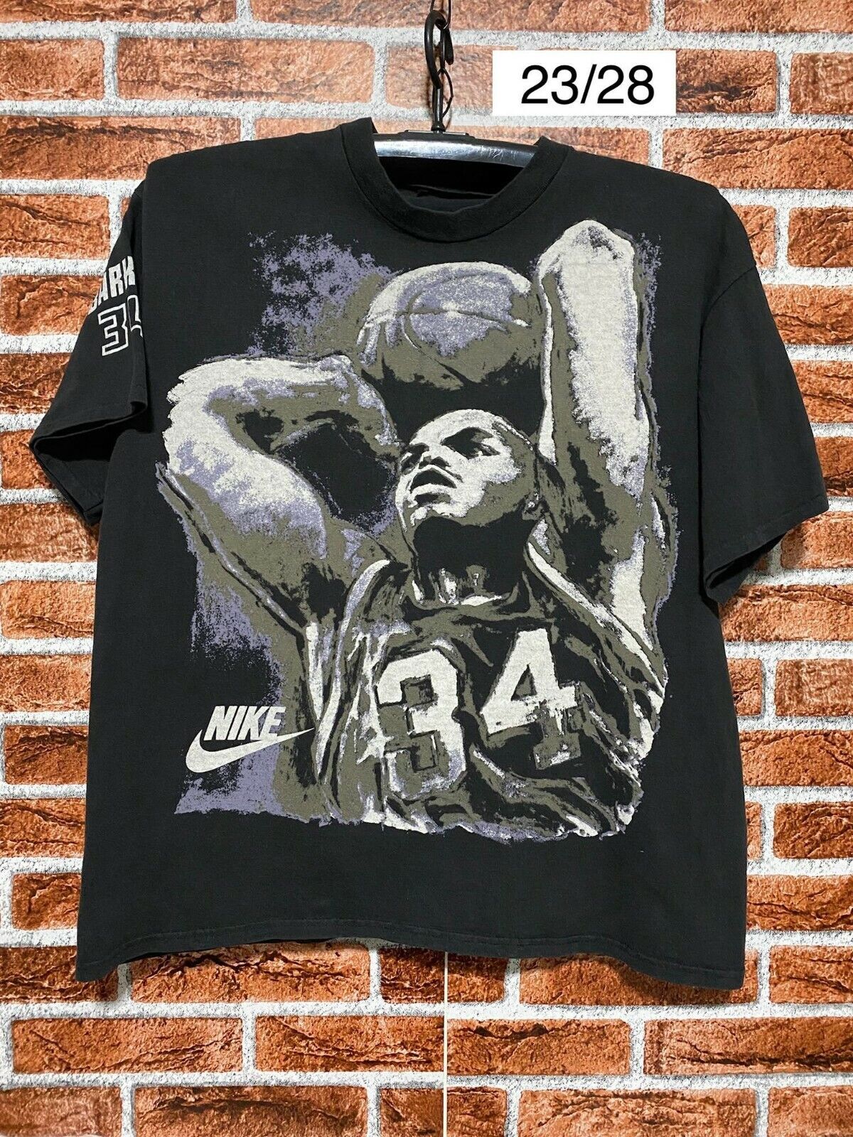 Vintage Nike - Charles Barkley Say What? Grey Tag T-Shirt 1990s Large