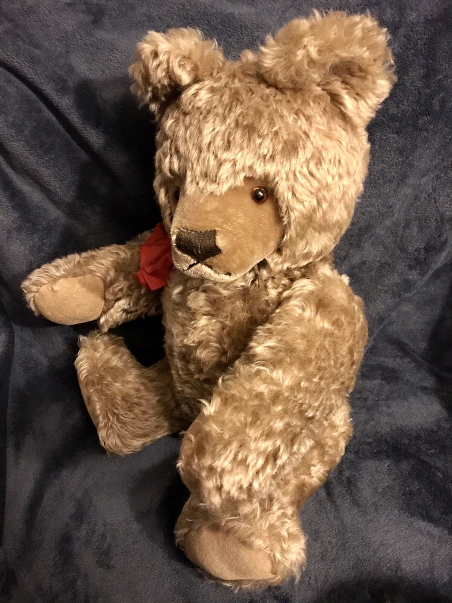 Vintage 26” Large Steiff Original Teddy Bear Ear Button Mohair