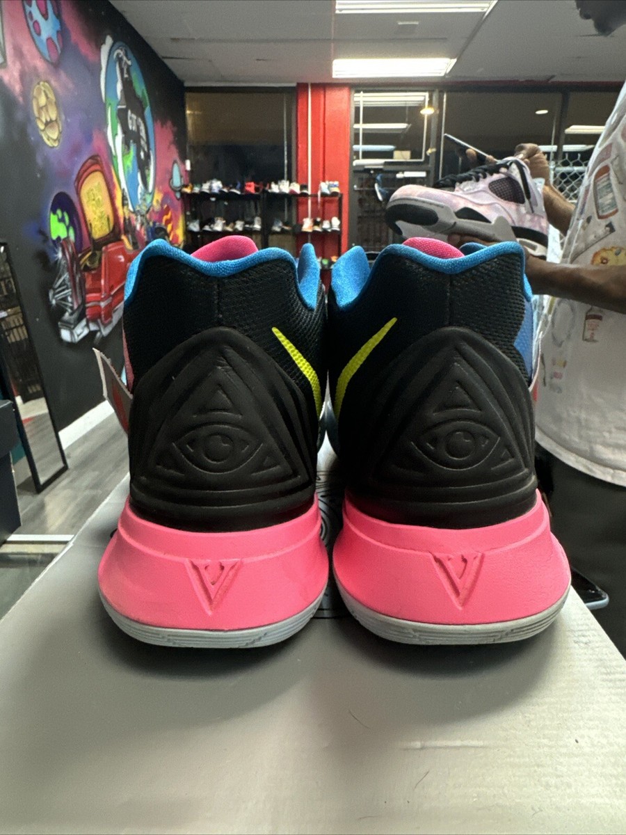 Nike Kyrie 5 'Just Do It”'Black Pink Basketball Shoes AO2918 Nike Kyrie 5 'Just Do It”'Black Pink Basketball Shoes AO2918