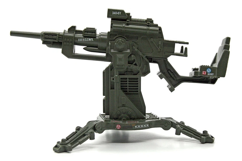 Vtg ('82) GI Joe "FLAK" (LOOSE) Plastic Toy Artillery (v1/s1), by Hasbro (#6075) - Image 3 of 4