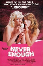 Póster de película para adultos Never Enough 1984 Lisa De Leeuw arte de pared explotación sexual