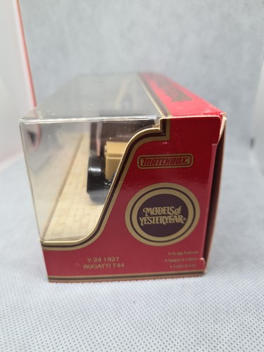 Matchbox Models of Yesteryear Y-24 1927 Bugatti T44 Black/Red New Vintage 1:38 - Picture 4 of 7