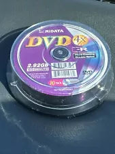 Ritek Ridata Mini DVD R 4x 2.92 GB 60min Cake 10pk Spindle Hard Coating 2 Sided