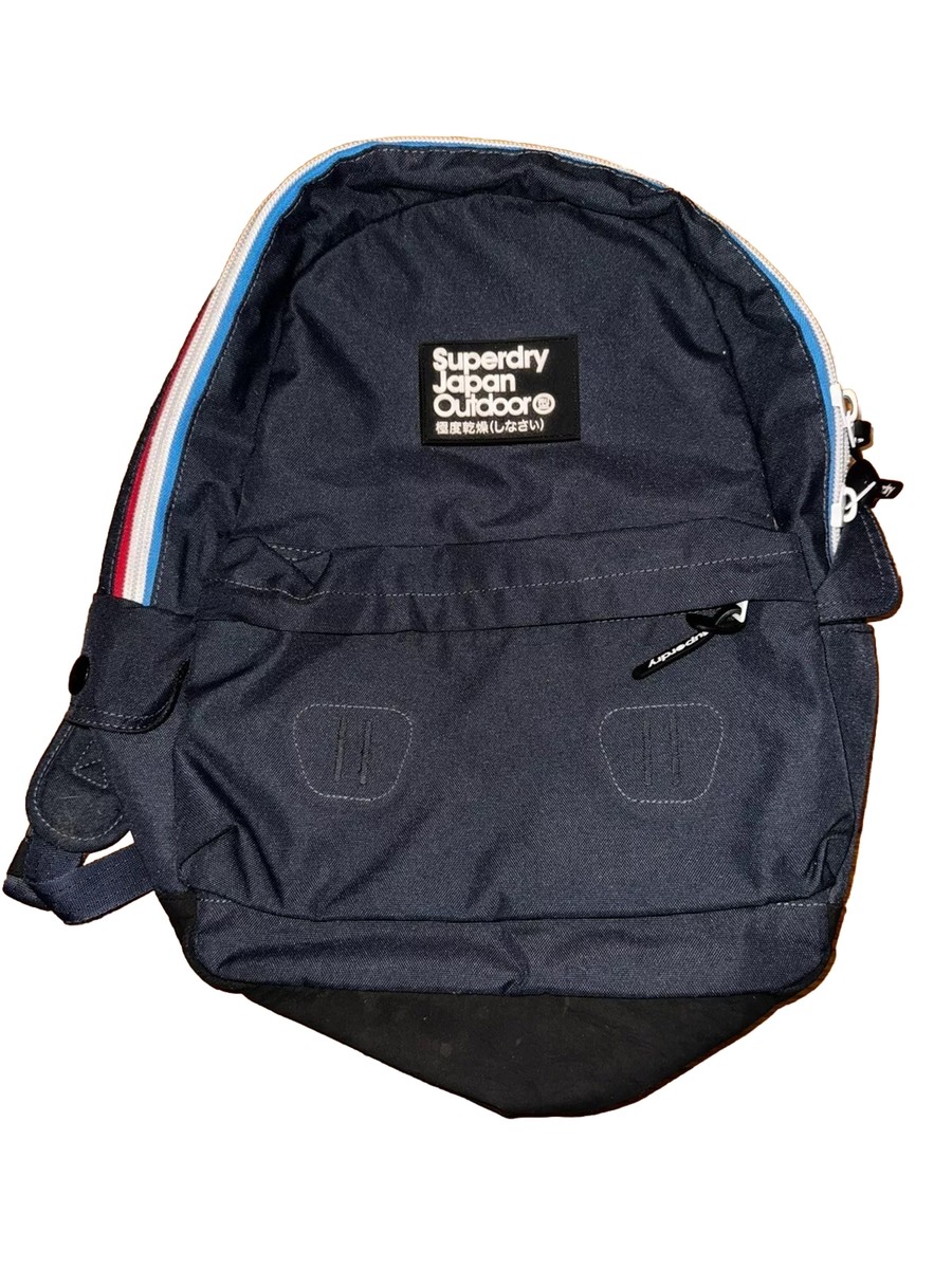 SUPERDRY JAPAN OUTDOOR BACKPACK Dark Blue With Red And Royal