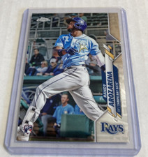 2020 Topps Chrome Update #U-35- Randy Arozarena Rookie Rc Card.. rookie card picture