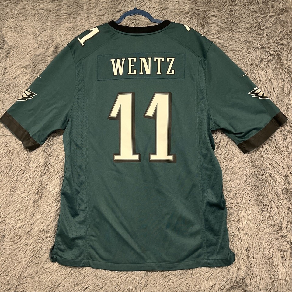 Philadelphia Eagles Jersey XL Wentz Mens Green Nike eBay