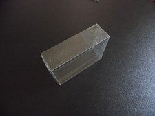 Clear acetate gift boxes x 5 NEW self assemble