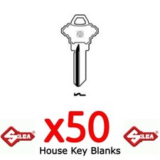 Silca SCHLAGE House Key Blanks SH3 x50 BULKLOT -Keyblanks UNCUT BRAND NEW !
