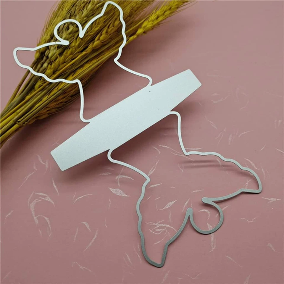 Stanzschablone Weihnachten Engel Flügel Box Hochzeit Oster Geburtstag Karte DIY - Bild 3 von 4