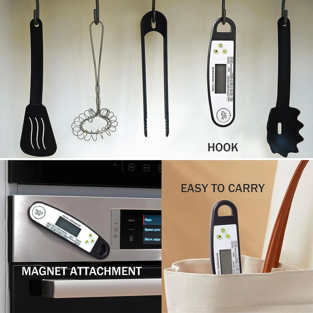 Meat Thermometer Digital, Meat Thermometers for Grilling, Food Thermometer with