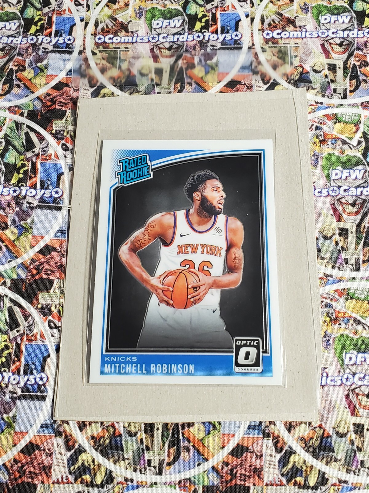 Mitchell Robinson 2018-19 Donruss Optic Rated Rookie #163 RC New York Knicks