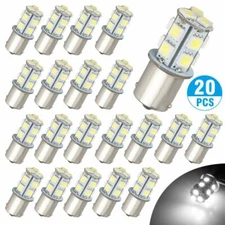 20x Cool White 1156 1141 13-SMD LED RV Camper Trailer Interior Light Bulb Bright