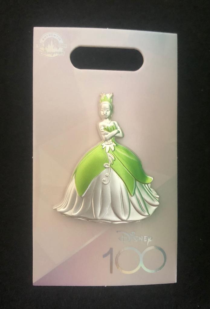 Disney Park 2023 Princess and the Frog Tiana Platinum 100 years of Wonder Pin