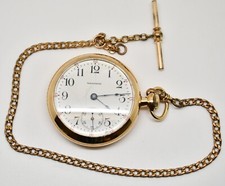 1902 Waltham 17 Jewel Hunting Gold Filled Pocket Watch WATCH099A