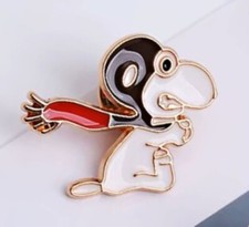 Snoopy Red Baron Peanuts Enamel Pin Flying Ace Hat Backpack Jackets Badge Brooch