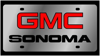 GMC Sonoma Stainless Steel License Plate (Chrome)