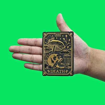 Death Seventeen Tarot Card Patch Spiritual Readings Psychic
